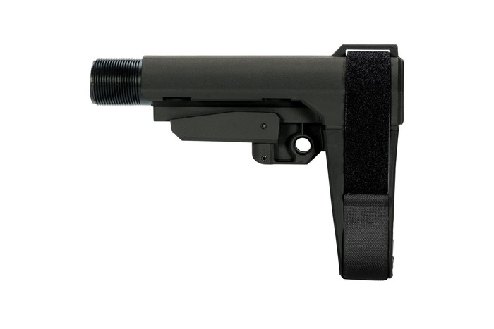 SB Tactical SBA3 BLK, 5-POSITION ADJUSTABLE
