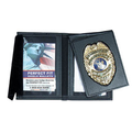 Perfect Fit Dress Leather Flip Out Badge & Double ID Case - 3.25''x5.00''