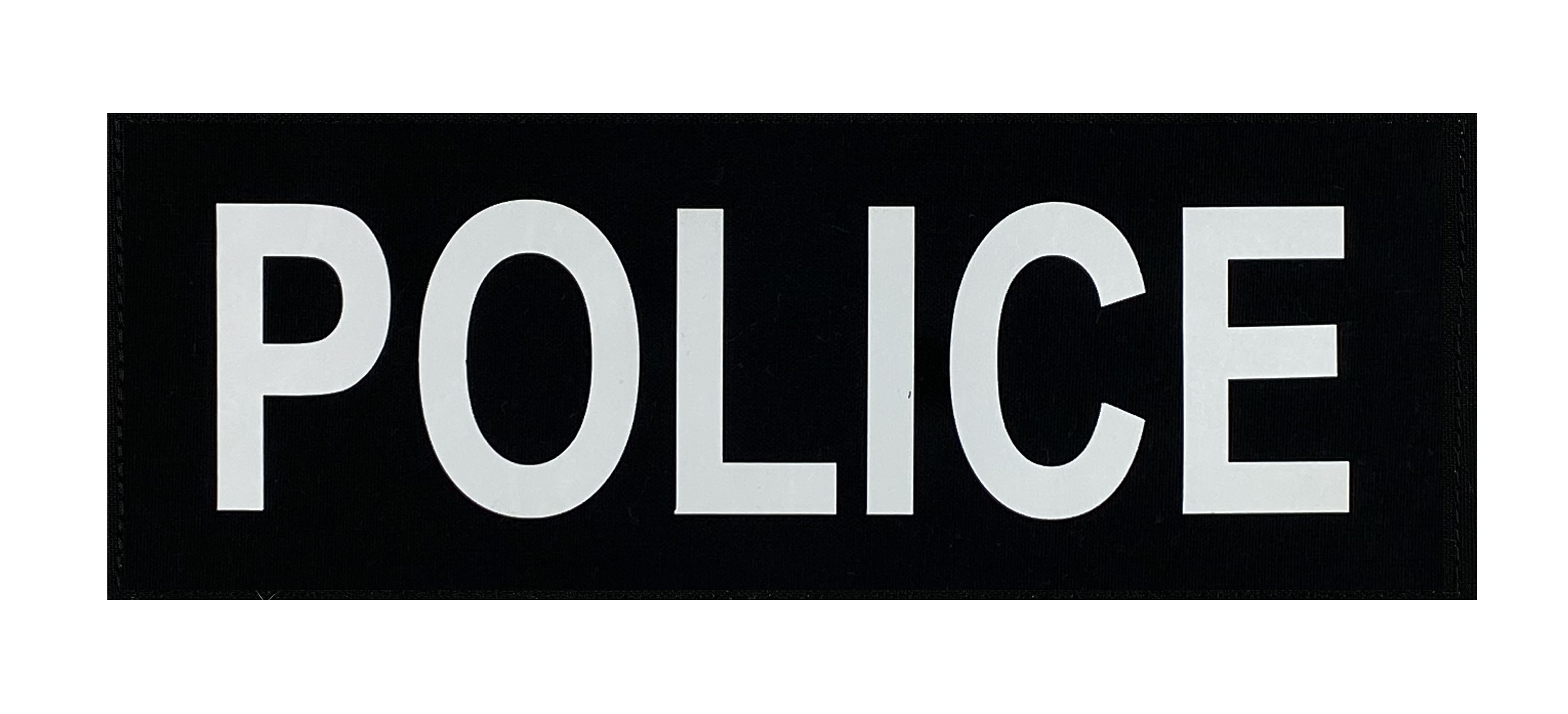 Armor Express BlueRidge Shield 8''x11'' Large Removable ID Placard - POLICE
