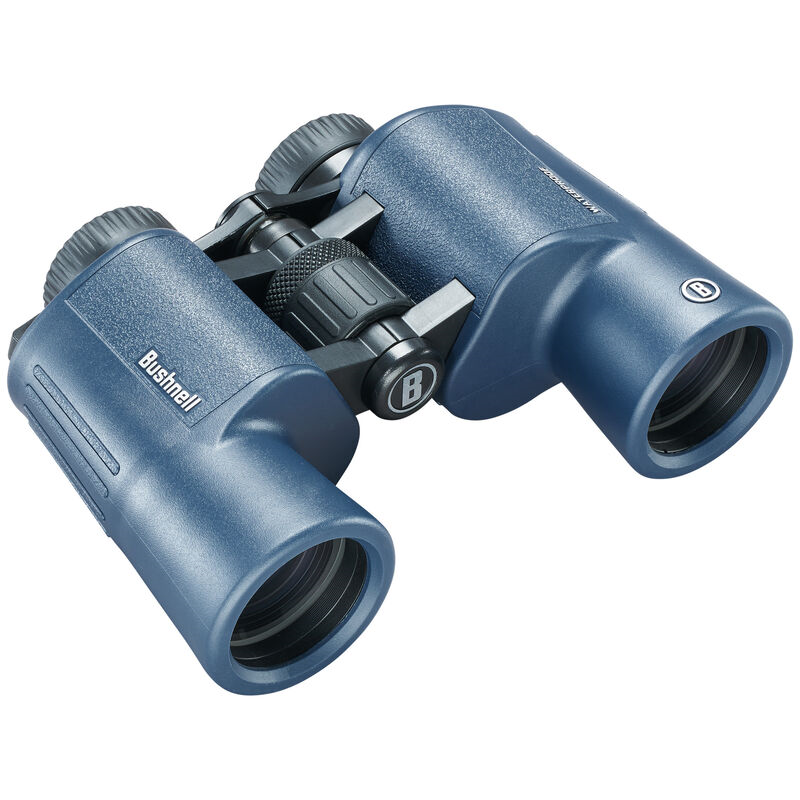 Bushnell 12x42mm Dark Blue Porro WP/FP, Twist Up Eyecups, Box 6L