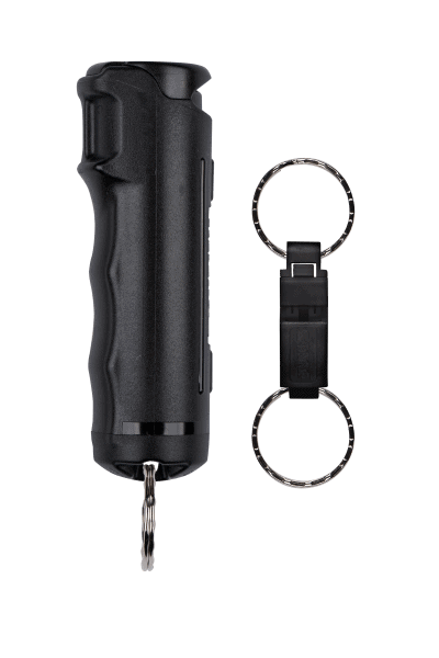 Sabre Pepper Gel w/ Quick Release Whistle Keychain