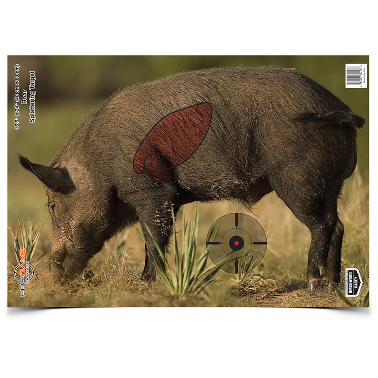 Birchwood Casey PREGAME 16.5 x 24 Inch Boar, 3 Targets