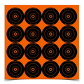 Birchwood Casey Big Burst 3 Inch Bull's-Eye Targets, 3 Sheets, 48 Targets