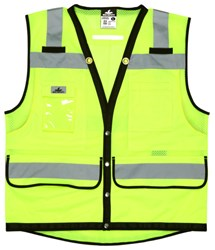 MCR Safety Class 2 Lime Premium Surveyor Safety Ves