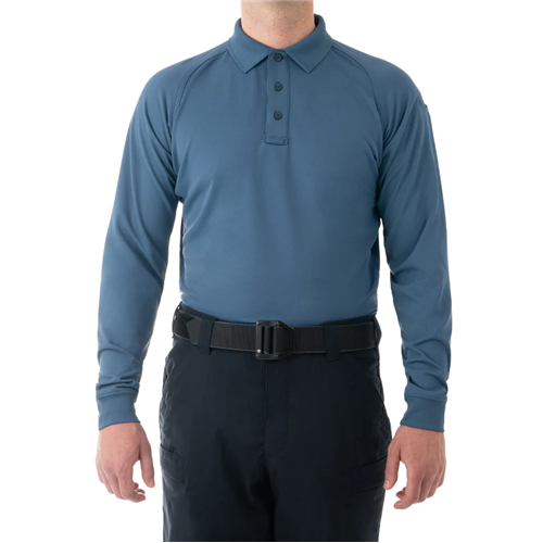 First Tactical M Performance LS Polo - French Blue