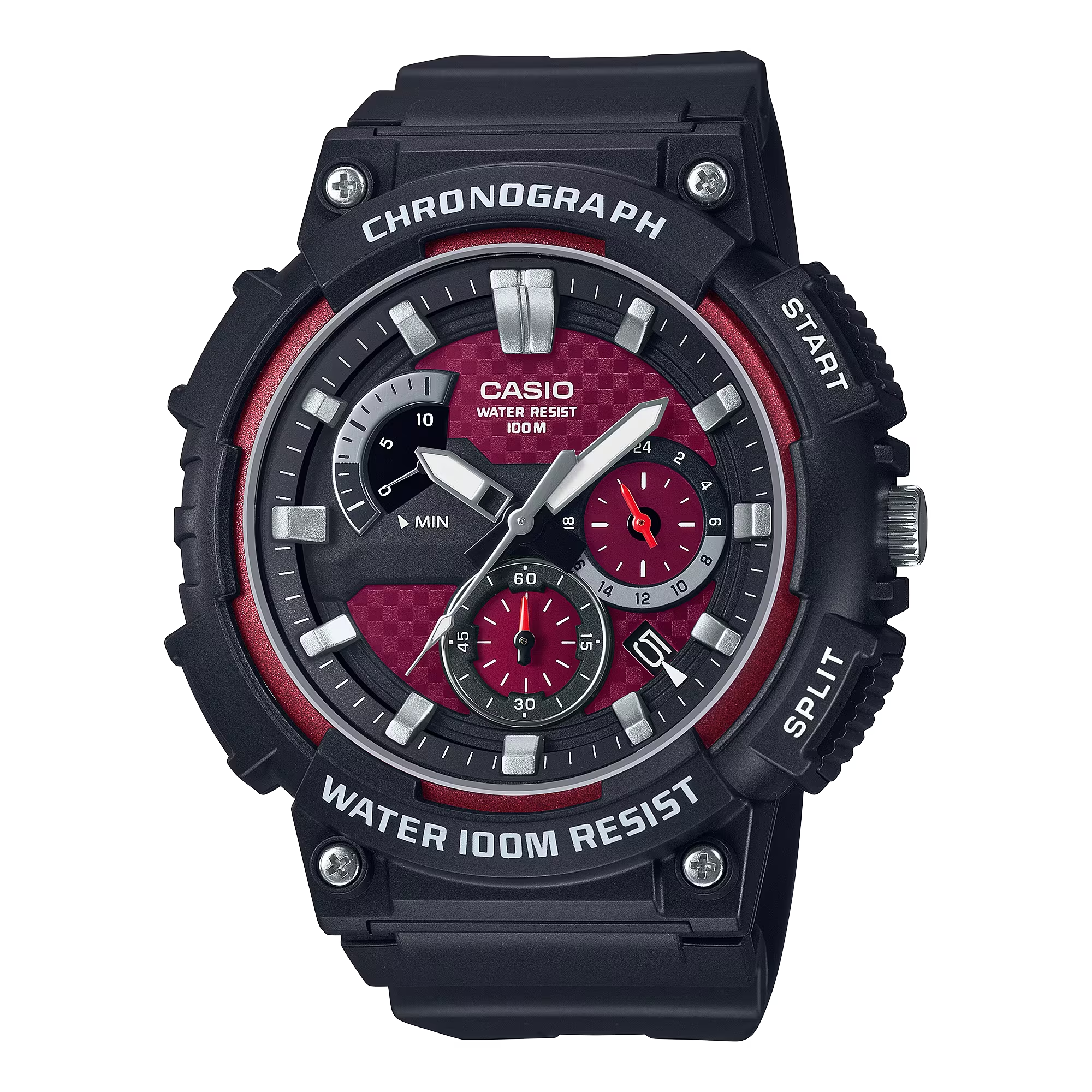 Casio Analog Watch w/ Retrograde Chronograph