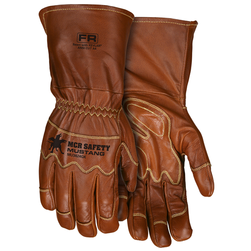 MCR Safety Grain Goat Dbl Plm Kevlar Long Cuff Drvr