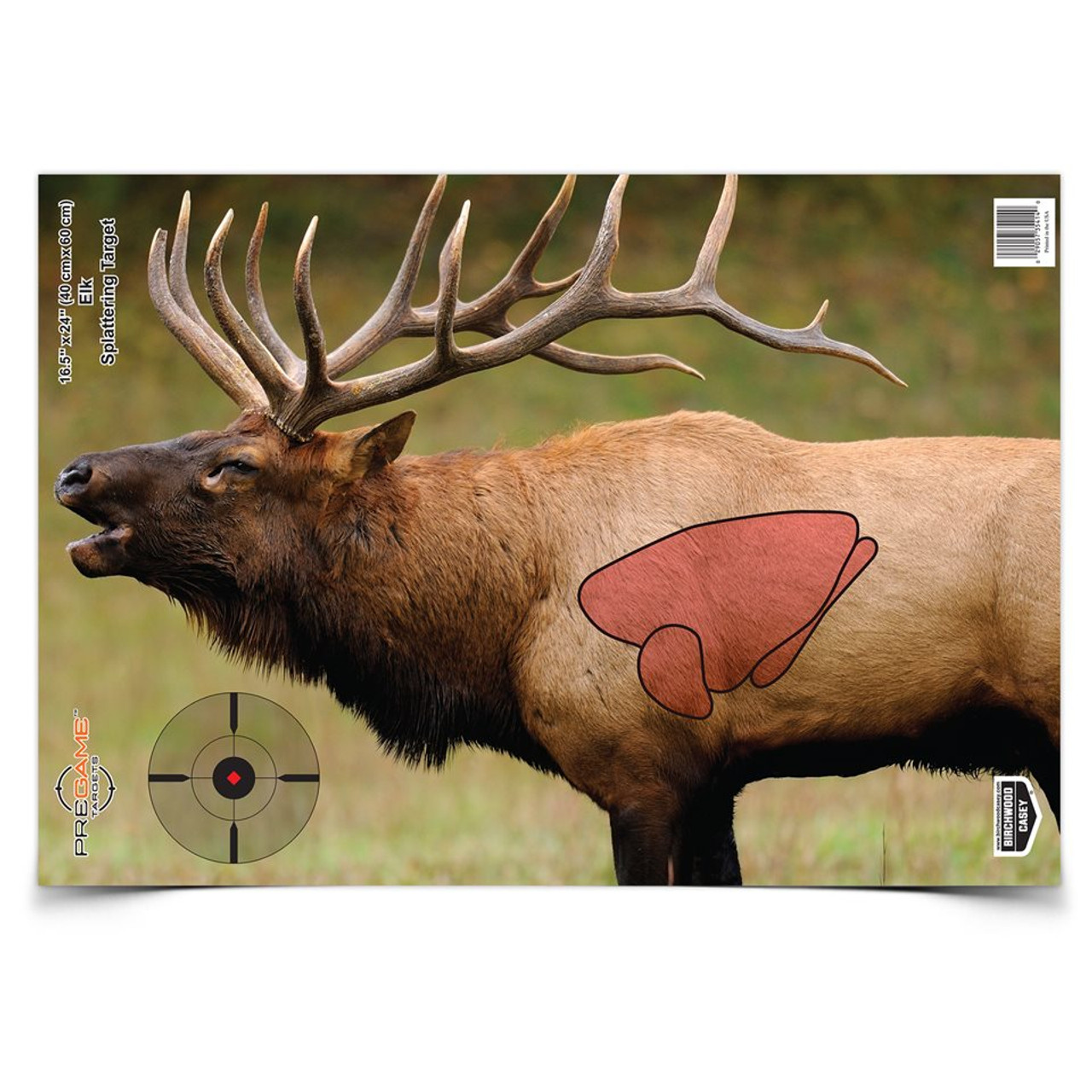 Birchwood Casey PREGAME 16.5 x 24 Inch Elk, 3 Targets