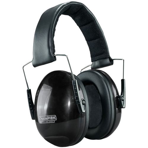 Champion Targets Champion Targets 40993 Small Frame Passive Earmuffs, 21dB Noise Reduction Rating, Black