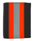 Perfect Fit Hidden Badge Firefighter Wallet w/ Black Matrix - 3.25''x4.50''