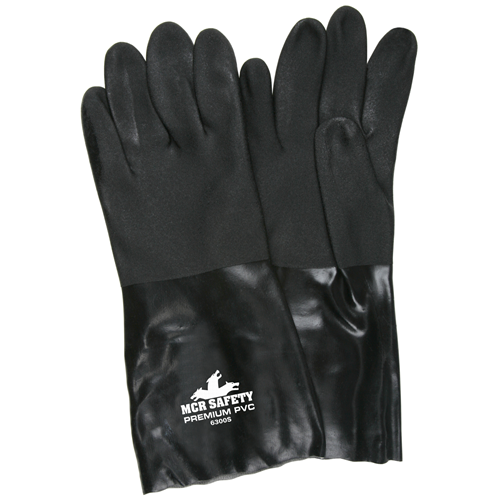 MCR Safety Black Sandy PVC 14 Interlock
