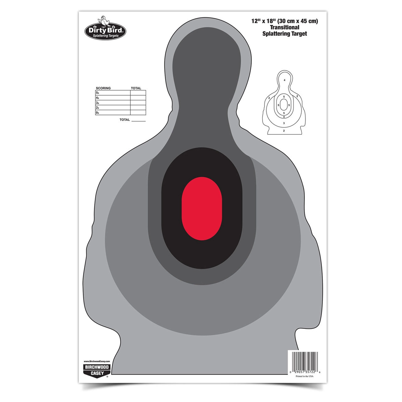 Birchwood Casey Dirty Bird 12 x 18 Transitional Target