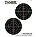 Champion Targets Champion Targets 45826 Adhesive Visicolor Targets, 5 Double Bullseye, 10 Pack