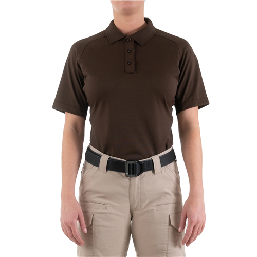 First Tactical W Performance SS Polo - Kodiak Brown