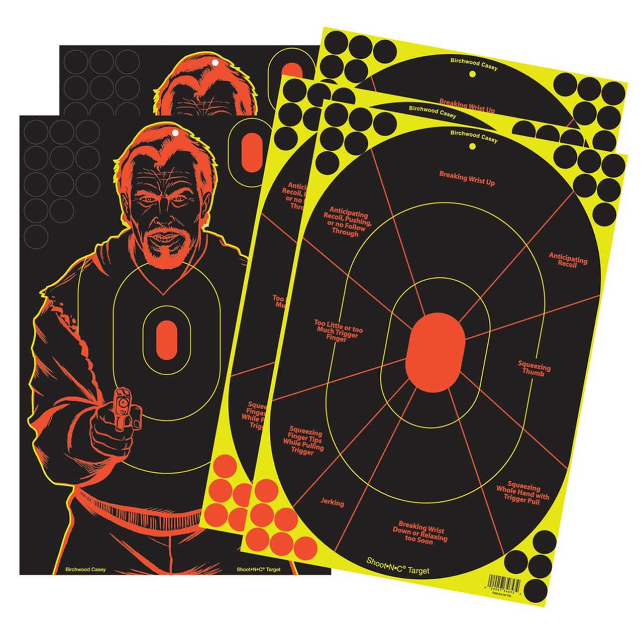 Birchwood Casey Shoot-N-C 12 x 18 Inch Combo 5 Targets