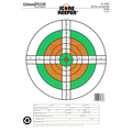 Champion Targets Champion Targets 45760 Score Keeper Fluorescent Orange & Green Bullseye Target, 25 Yard Pistol Slow Fire, 12 Pack