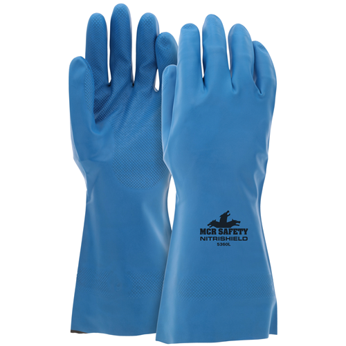 MCR Safety Blue 15 mil Unl Metal Detect NBR