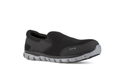 Reebok Sublite Cushion Work Athletic Slip-On Shoe w/ Alloy Toe - Black