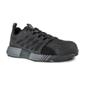 Reebok Fusion Flexweave Athletic Work Shoe w/ Composite Toe - Black/Gray