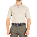 First Tactical M Performance SS Polo - Silver Tan