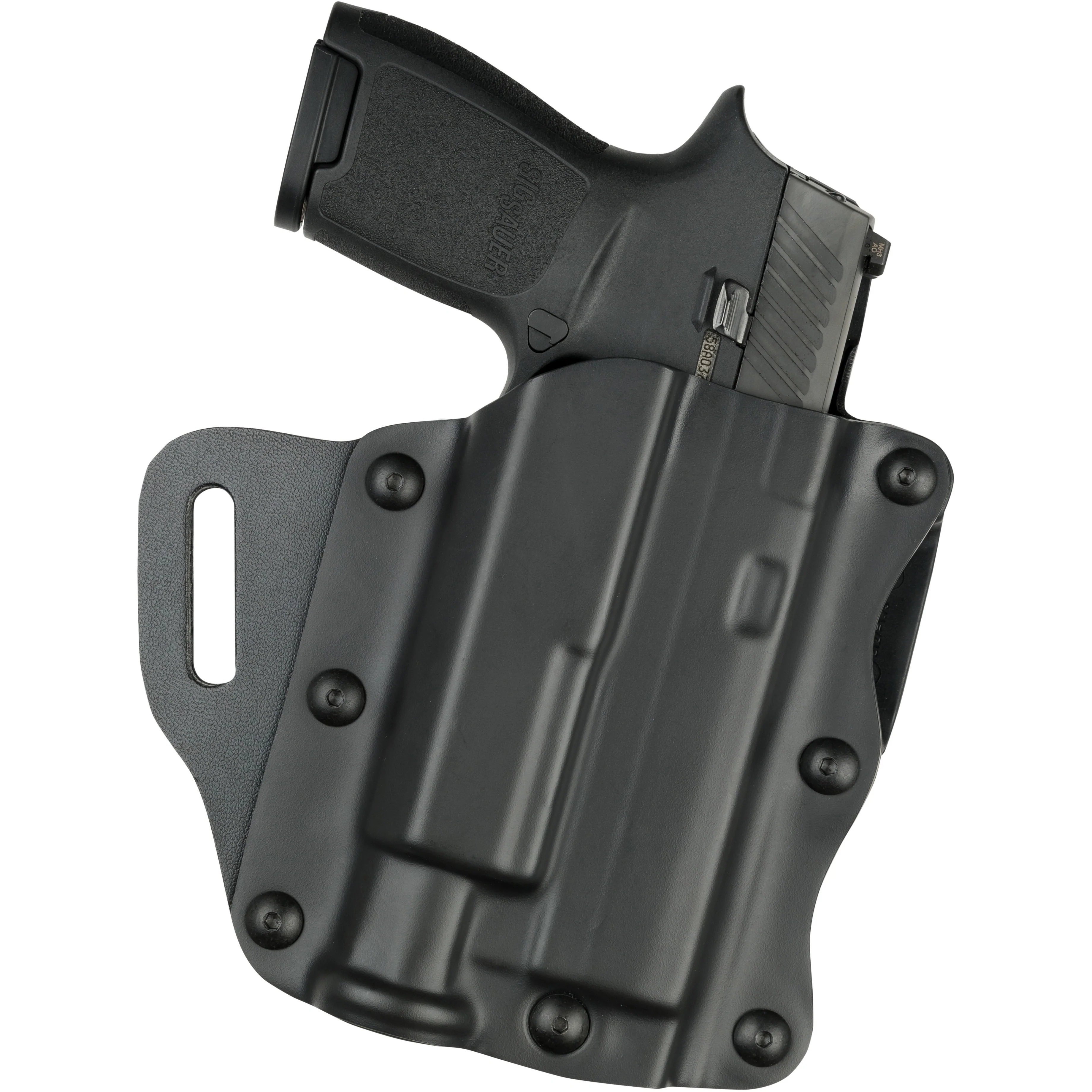Safariland Model 557 Open-Top Belt Slide Concealment Holster for Sig Sauer P320 9 w/ Light