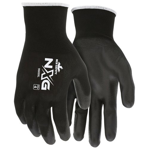 MCR Safety Black Poly Black PU 13 Gauge