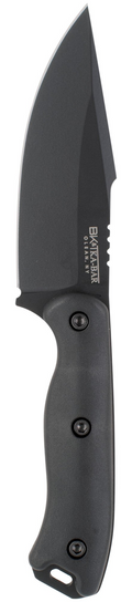 Ka-Bar BURNT BLACK CELCON SHEATH, STR EDGE