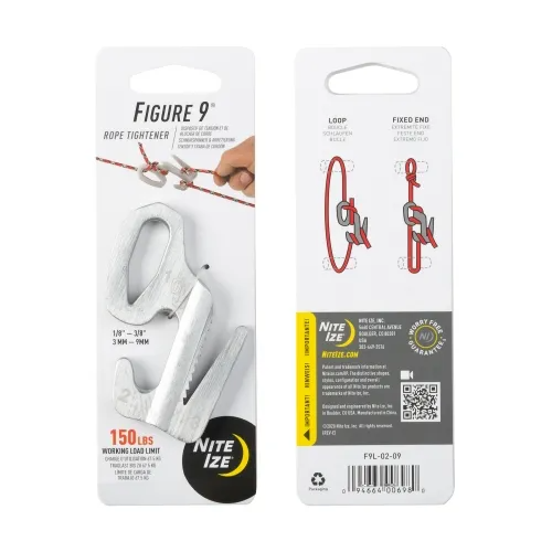 Nite-Ize Figure 9 Rope Tightener - Silver