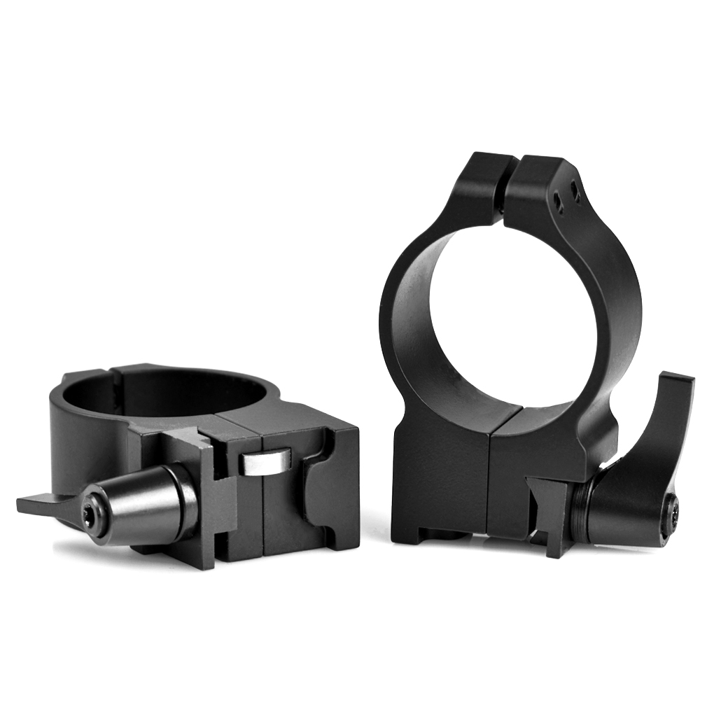 Warne Scope Mounts Warne 30mm Ruger M77, QD, High Matte Rings