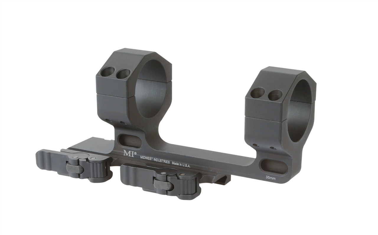 Midwest Industries 35mm QD Scope Mount - High 1.5'' Offset