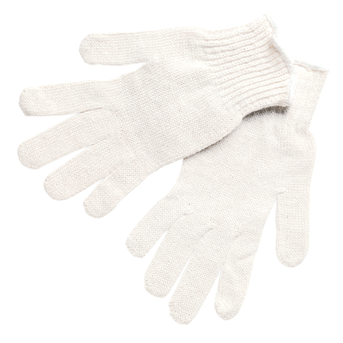 MCR Safety Reg Cotton/Polyester White 7 Gauge