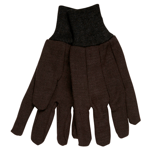 MCR Safety Large Brown Jersey Clute Knit Wrist
