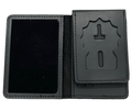 Perfect Fit Duty Leather Flip Out Badge Case w/ CC Slots - 3.38''x4.75''