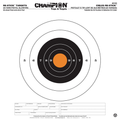 Champion Targets Champion Targets 46100 Re-Stick Targets, 25 Yard Pistol Slow Fire, 14.5x14.5, 25 Sheets