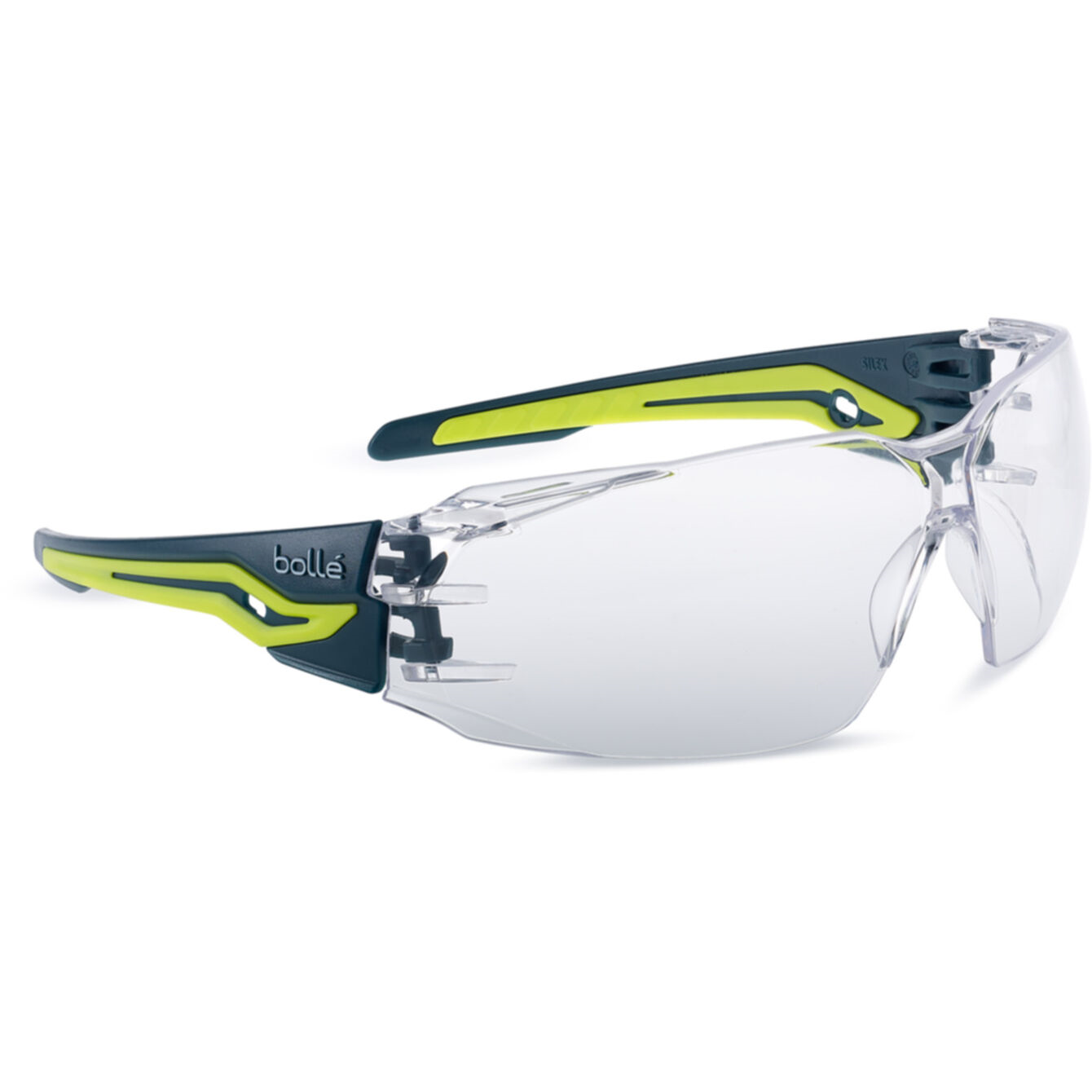 Bolle SILEX + SAFETY SPECTACLES PC CLEAR PLATINUM PC TPR RIMLESS