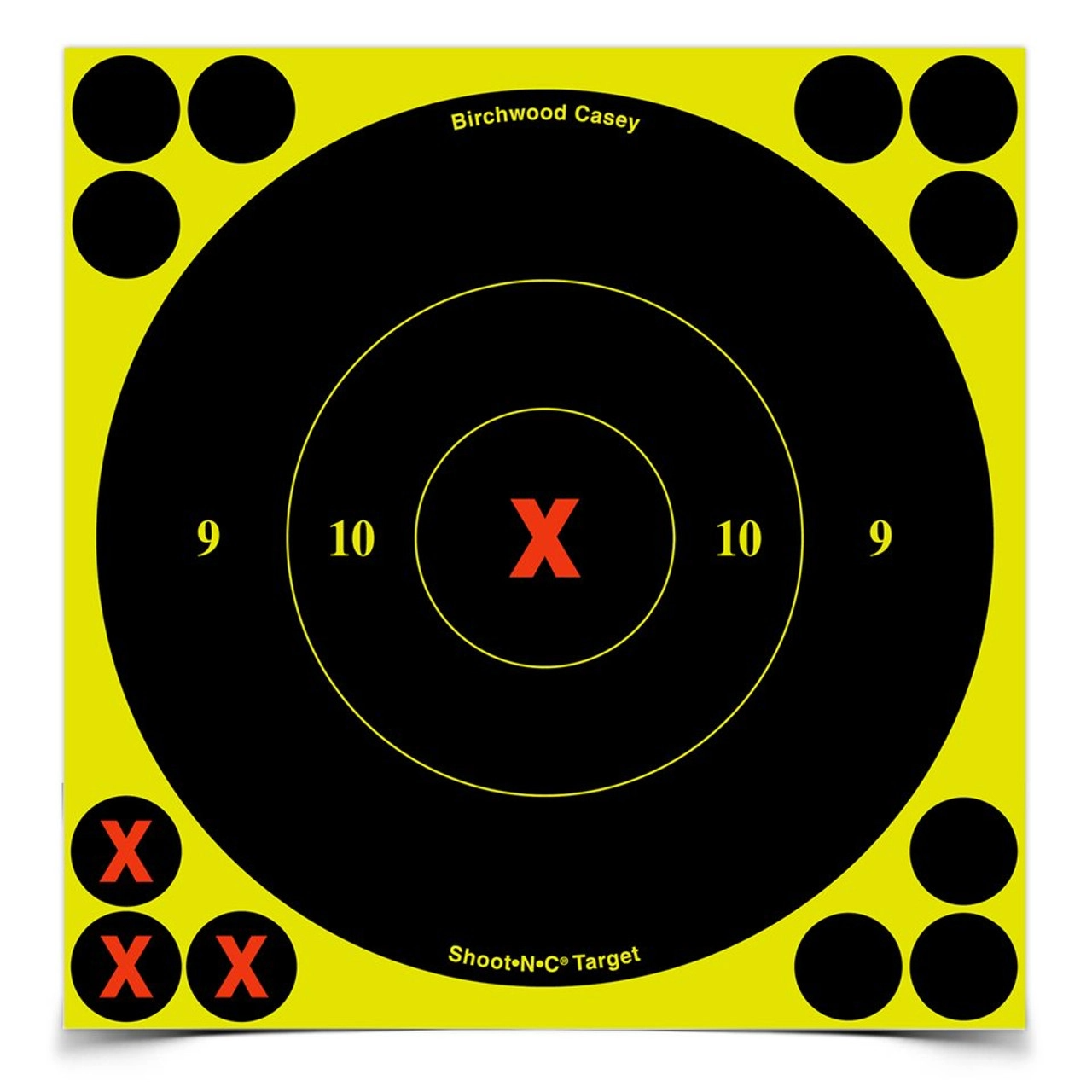 Birchwood Casey Shoot-N-C 6 Inch X-Bull's-Eye, 60 Targets - 720 Pasters