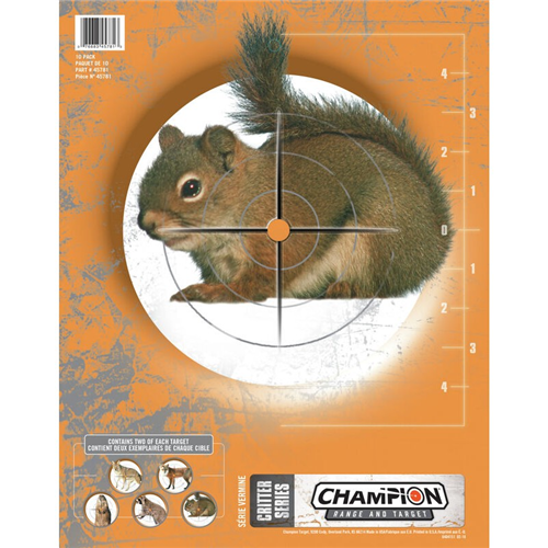 Champion Targets Champion Targets 45781 Critter Series 11 x 14 Targets (10 Pack)