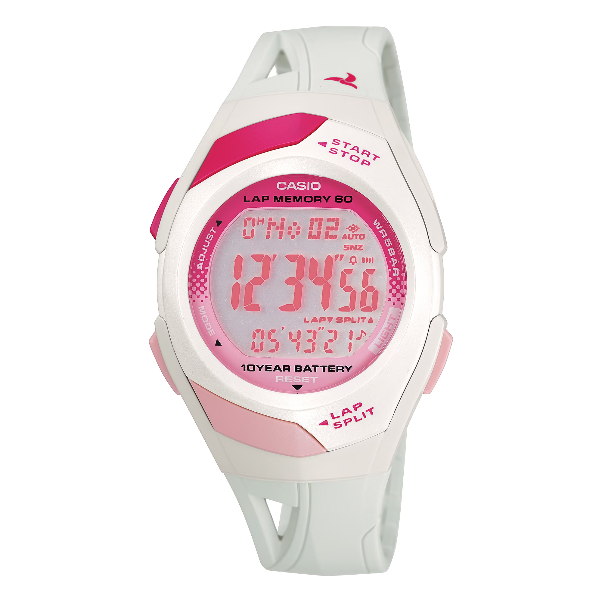 Casio Women's Mid-Size Running Watch w/ 60-Lap Memory