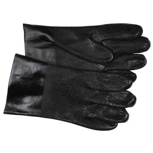 MCR Safety Black, Double Dip, Textured, 10