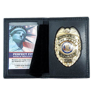 Perfect Fit Dress Leather Badge & ID Case - 3.25''x5.00''