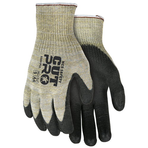 MCR Safety Yellow 10 Ga Plaited Shell Black PU Palm