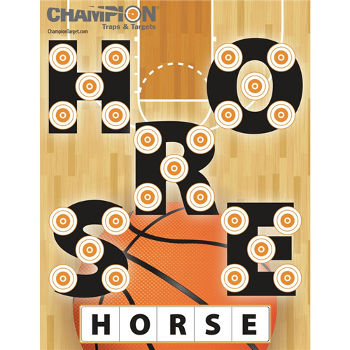 Champion Targets Champion Targets 1003801 Practice Paper 8.5 x 11 Targets, Horse, 12 Pack