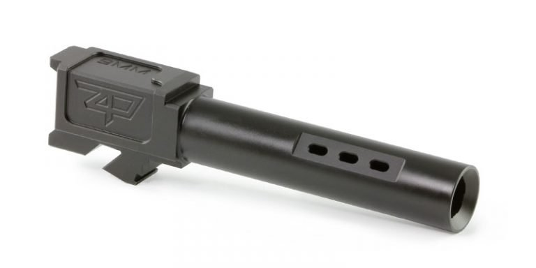 Zaffiri Precision G19 Gen 5 Ported Barrel Flush and Crown Black Nitride