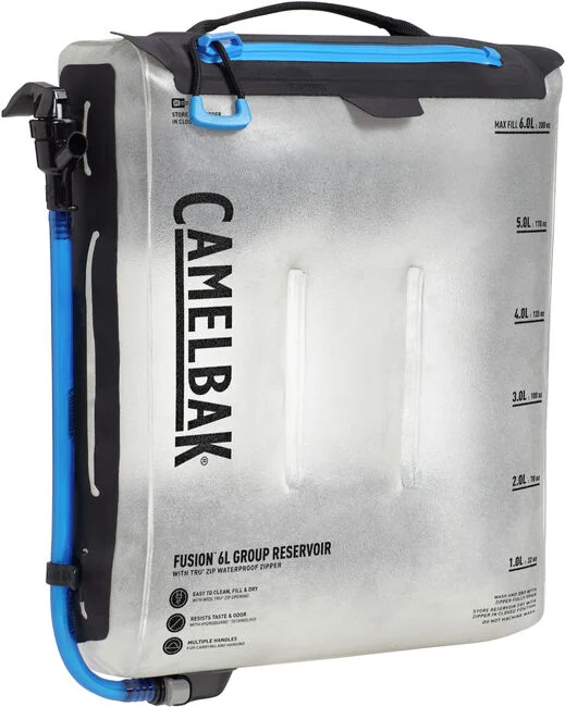 CamelBak Fusion 6L Group Reservoir w/ Tru Zip Waterproof Zipper - Clear