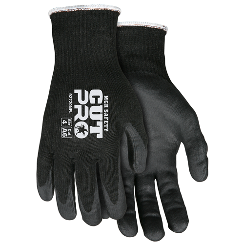 MCR Safety Memphis Cut Pro, 10ga HPPE, All Black