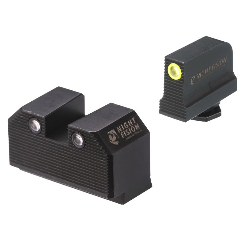 Night Fision Optics Ready Stealth Lower 1/3rd Night Sight Set for Glock 17/19/34 w/ RMR/507C/SRO/ACRO