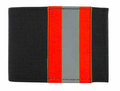 Perfect Fit Firefighter Black Matrix Bifold CC Wallet - 3.50''x4.50''