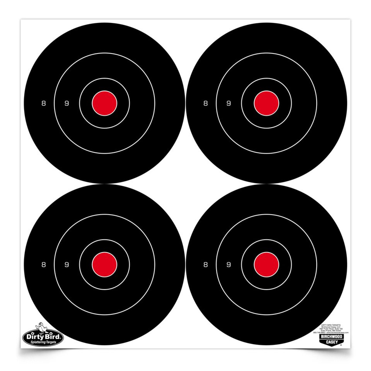 Birchwood Casey Dirty Bird 6 Inch Bull's-Eye Target