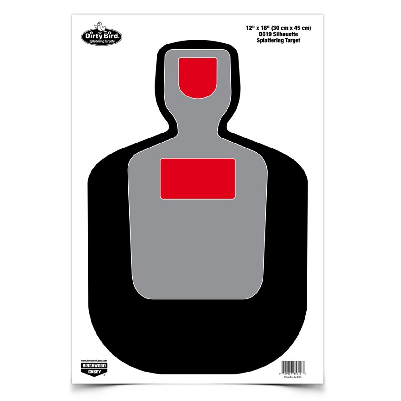 Birchwood Casey Dirty Bird 12 x 18 BC-19 Silhouette Target