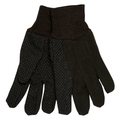 MCR Safety Small Brown Jersey Dot Knit Wrist